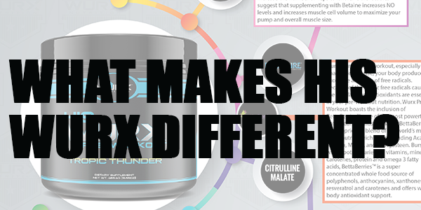What Makes His Wurx Pre Workout Different?